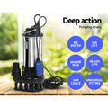 Giantz 2000W Submersible Dirty Water Pump Automatic Steel