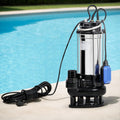Giantz 2000W Submersible Dirty Water Pump Automatic Steel