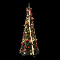 Jingle Jollys Pop Up Christmas Tree Pre Decorated Artificial Christmas Tree 197cm