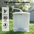 Devanti Portable Washing Machine Manual Spin Dryer Compact 4.5kg