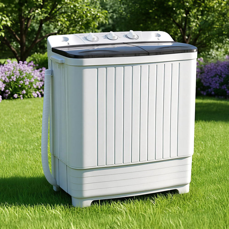 Devanti Portable Washing Machine Twin Tub 4.5kg Compact