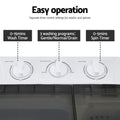 Devanti Portable Washing Machine Twin Tub 4.5kg Compact