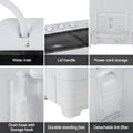 Devanti Portable Washing Machine Twin Tub 4.5kg Compact
