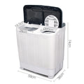 Devanti Portable Washing Machine Twin Tub 4.6kg White