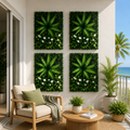 Gardeon 4PCS Artificial Plant Wall Panels 40x60cm Boxwood Green