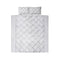 Giselle Quilt Cover Set Diamond Grey SUPER KING 100% Cotton