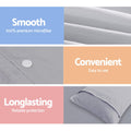 Giselle Quilt Cover Set Classic Grey SUPER KING 100% Cotton