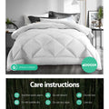 Giselle 400GSM Microfibre Bamboo Quilt QUEEN Size