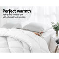 Giselle 800GSM Microfibre Bamboo Quilt SUPER KING