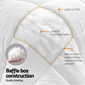 Giselle Bedding Single Quilt, 200GSM Summer Duck Down Feather Doona Insert