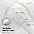 Giselle Bedding Super King Quilt, 200GSM Summer Duck Down Feather Doona Insert