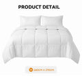 Giselle Bedding Super King Quilt, 200GSM Summer Duck Down Feather Doona Insert