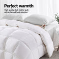 Giselle 700GSM Duck Down Feather Quilt DOUBLE Winter Doona Blanket