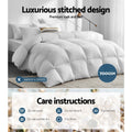 Giselle 700GSM Duck Down Feather Quilt KING Bed Doona