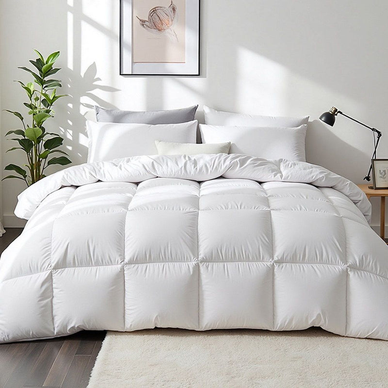 Giselle 700GSM Duck Down Quilt SINGLE Winter Doona Blanket