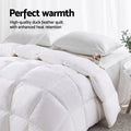 Giselle 700GSM Duck Down Quilt SINGLE Winter Doona Blanket