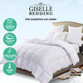 Giselle 700GSM Goose Down Feather Quilt Single