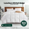 Giselle 800GSM Goose Down Quilt DOUBLE Winter Duvet Comforter