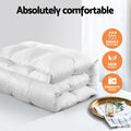 Giselle 800GSM Goose Down Feather Quilt Super King