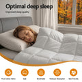Giselle Wool Quilt 500GSM Double Winter Doona Baffle Box 100%