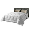 Giselle 500GSM King Wool Quilt Winter Doona Baffle Box 100%