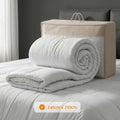 Giselle 500GSM King Wool Quilt Winter Doona Baffle Box 100%