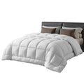 Giselle Wool Quilt Queen 800GSM Winter Doona Baffle Box 100%