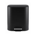 Cefito 20L Trash Bin Steel Pedal Bins Soft Close Kitchen Rubbish Waste Can Black