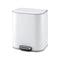 Cefito 20L Trash Bin Steel Pedal Bins Soft Close Kitchen Rubbish Waste Can White