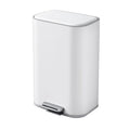 Cefito 30L Pedal Rubbish Bin Kitchen Trash Garbage Waste Can Soft Close White