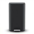 Cefito 40L Pedal Bin Trash Can Soft Close Steel Black