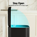 Cefito 40L Pedal Bin Trash Can Soft Close Steel Black