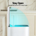 Cefito 40L Pedal Bin Trash Can Soft Close Lid Steel White