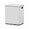Cefito 40L Dual Compartment Pedal Bin Waste Recycle White