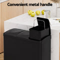 Cefito Pedal Bins Rubbish Bin Triple Compartments Waste Recycle Dustbins 45L
