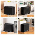 Cefito Pedal Bins Rubbish Bin Triple Compartments Waste Recycle Dustbins 45L