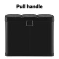 Cefito 45L Triple Compartment Pedal Bin Recycle Waste