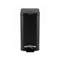 Cefito 5L Pedal Rubbish Bin Carbon Steel Rectangular Trash Can Removable Bucket Black