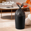 Cefito 8L Open Top Rubbish Bins Waste Bin Trash Can Storage Dustbin Black