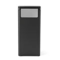 Cefito 30L Commercial Trash Can with Lid Front Push Flap Rubbish Bin Black