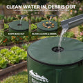 Weisshorn 50L/11gal Collapsible Rain Barrel PVC Water Tank Collection Storage for Garden Irrigation