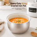 Devanti 3L Rice Cooker Small 6 Cup 8-in-1 Multi Cooker with 24H Preset Off-White