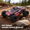 Keezi Remote Control Car Off-Road Truck Electric Lights Kids Toy