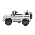Kids Electric Ride On Car G63 Remote Control White 12V