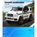 Kids Electric Ride On Mercedes-Benz AMG G63 White Remote