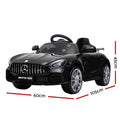 Kids 12V Electric Ride On Car Mercedes-Benz AMG GTR Black