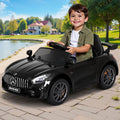 Kids Electric Ride On Car Mercedes-Benz AMG GTR Remote Black