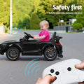 Kids Electric Ride On Car Mercedes-Benz AMG GTR Remote Black