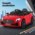 Kids Electric Ride On Car Mercedes-Benz AMG GTR Red 12V