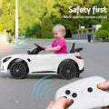 Kids Electric Ride On Car Mercedes AMG GTR White Remote Control